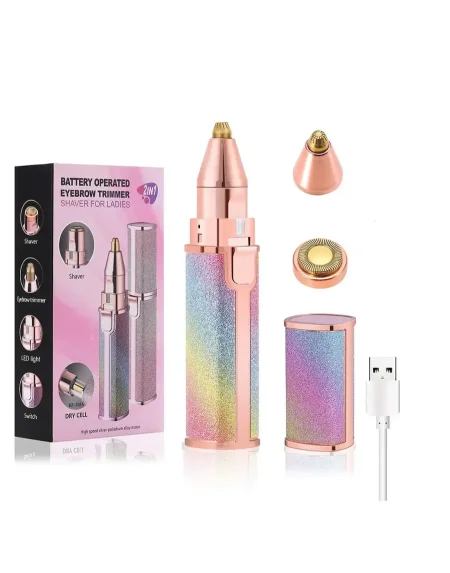 ماكينة ازالة شعر الوجه ذو الرأسين