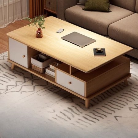 طاولة وسط خشبية عصرية