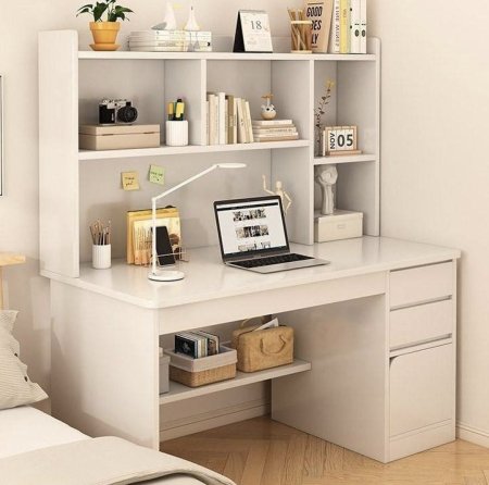 مكتب مدرسي خشبي بتصميم عصري