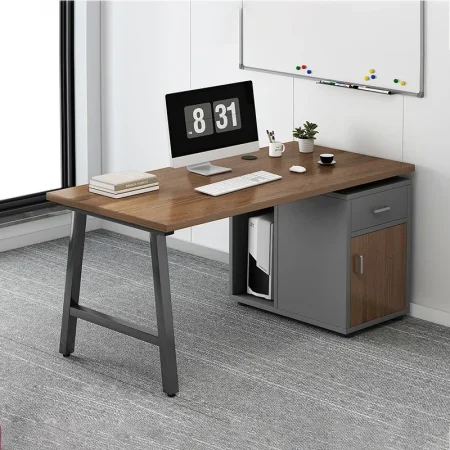 مكتب للحاسوب مع ادراج تخزين