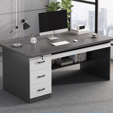 مكتب خشبي مع جوارير