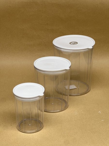 طقم حافظات بقوليات اكريليك ٣ قطع