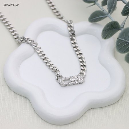 سنسال جنزير مع شكل بيضاوي مع زركون