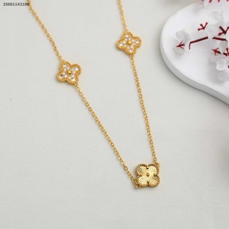 سنسال طويل ماركة وردة رباعية متتالية