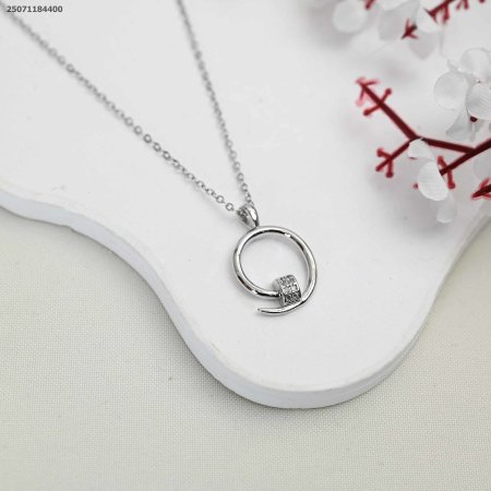 سنسال ماركة شكل مسمار دائري مع زركون