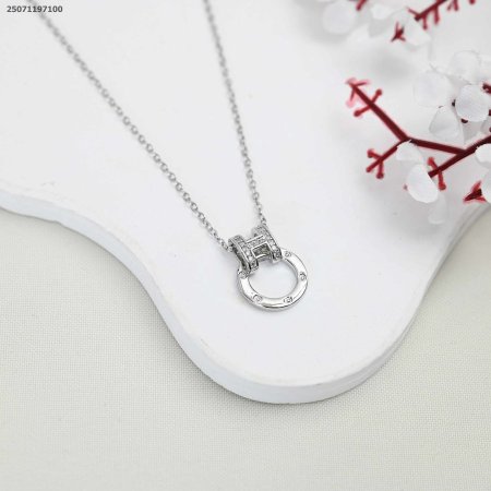 سنسال حلقة مع نقش و حرف H مع زركون