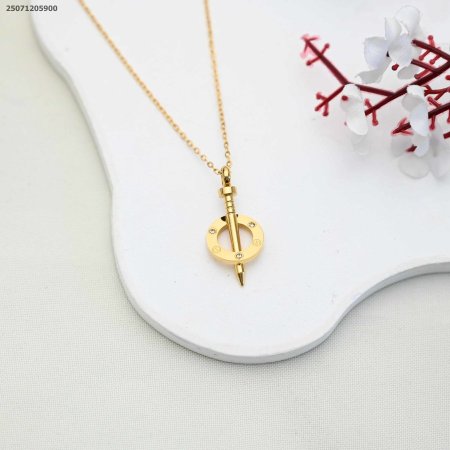 سنسال ماركة حلقة مع نقوش دوائر مع مسمار