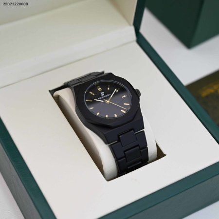 ساعة رجالي سداسية الشكل مع ذراع معدن