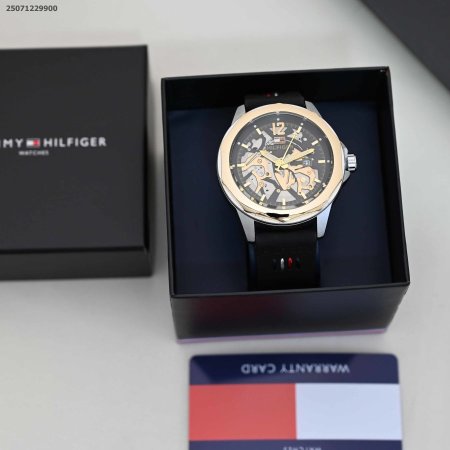 ساعة رجالي مع ذراع جلد