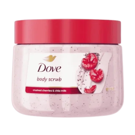 دوف مقشر جسم كرز وحليب الشيا 425 غم DOVE