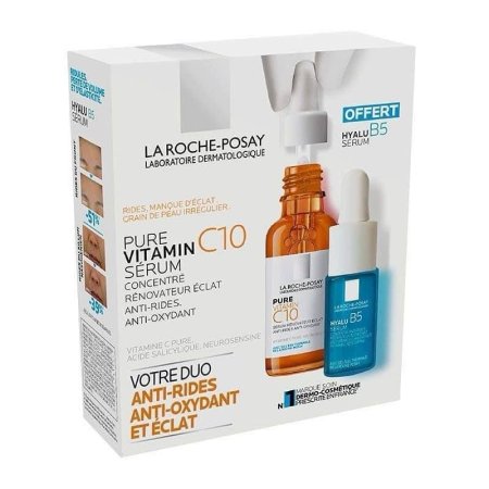 طقم لاروش سيروم فيتامين سي 10 وLa Roche-Posay B5