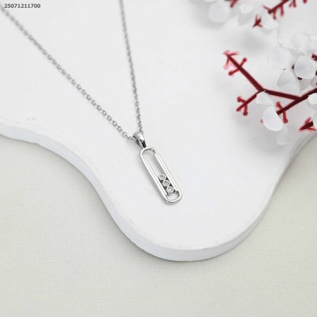 سنسال شكل بيضاوي مع زركون أنيق