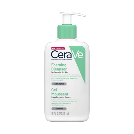 منظف سيرافي كريم رغوي اخضر CeraVe Cream To Foam
