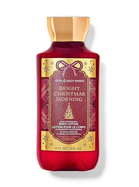 لوشن للجسم برائحة "برايت كريسمس مورنينج" (Bright Christmas Morning) من علامة Bath & Body Works التجارية