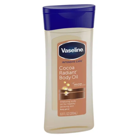 جل زيتي للجسم من فازلين، فئة "إنتنسيف كير كوكو راديانت" (Vaseline Intensive Care Cocoa Radiant) بحجم 200 مل. (هندي)
