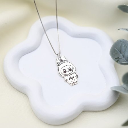 سنسال لابوبو مع الاسم فضة 925