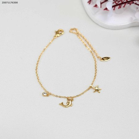 خلخال جميل بتعليقات بحرية