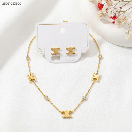 طقم ماركة سنسال و حلق