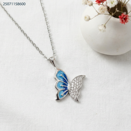 سنسال فراشة ملونة