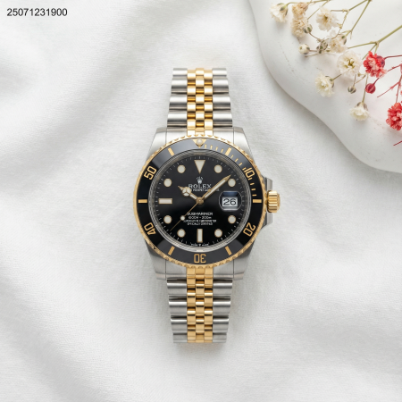 ساعة رجالي مع ذراع معدني