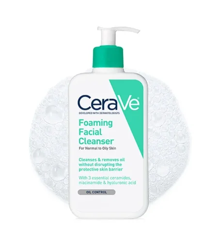 منظف سيرافي كريم رغوي اخضر CeraVe Cream To Foam