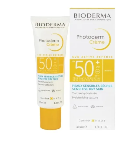 واقي الشمس بيوديرما فوتوديرم كريم (Bioderma Photoderm Crème) بمعامل حماية SPF 50+