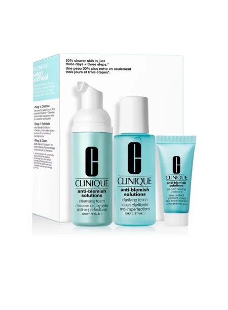 كلينيك طقم انتي بلمش CLINIQUE 3 قطع ANTI-BLIMISH