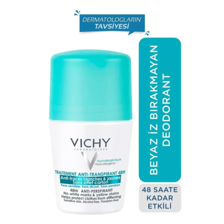 مزيل عرق فيتشي رول 48 ساعة 50 مل للعرق المفرط Vichy