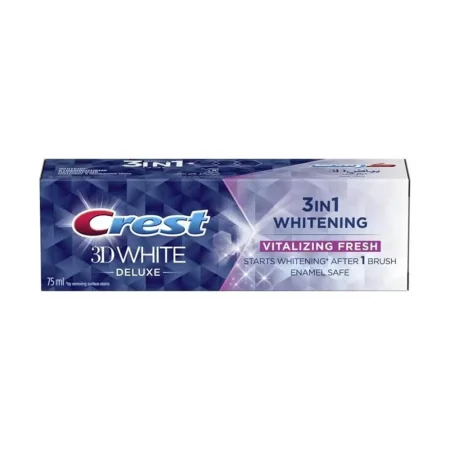 معجون أسنان كريست 3D وایت دیلوکس 75 مل CREST