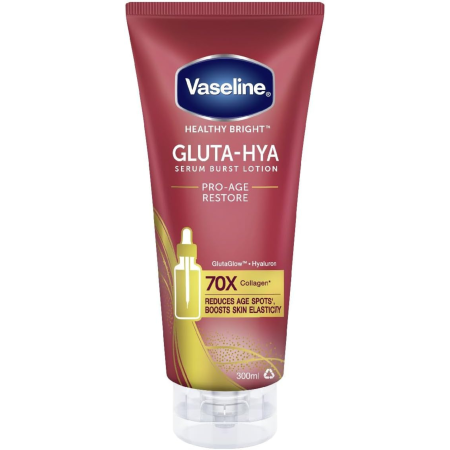 فازلين لوشن جلوتا VASELINE 300 PRO-AGE RESTORE