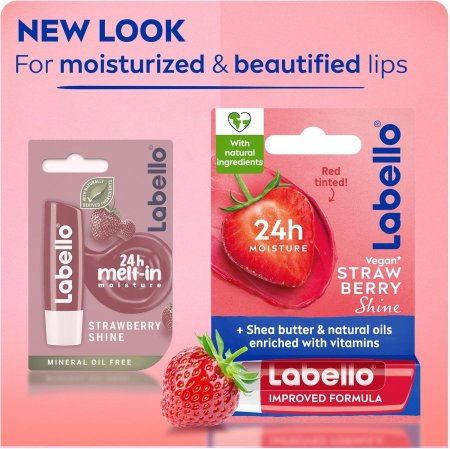 لا بيلوستيك مرطب شفاه فراولة 4.8 غم Labello Strawberry