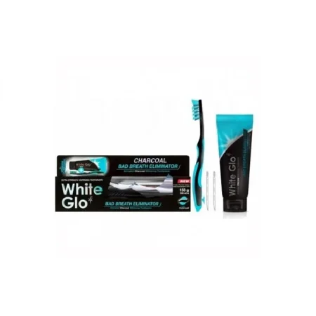 وایت جلو معجون اسنان 150 غم وفرشاة WHITE GLO Bad Bre