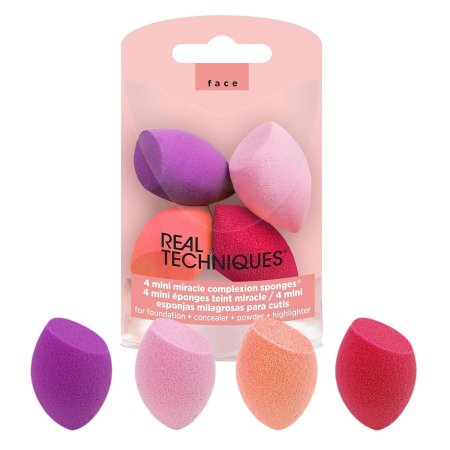 طقم اسفنج ريل تكنيك ميني ميراكل 4قطع REAL T SPONGE
