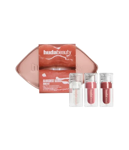 بكج هدى بيوتي 1.93 HUDA Glossiest Gloss Mini Kit