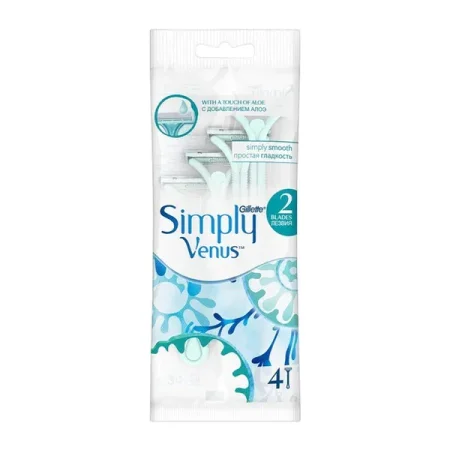 بكيت شفرة سيمبلي فينوس 4 قطع GILLETTE SIMPLY VENU
