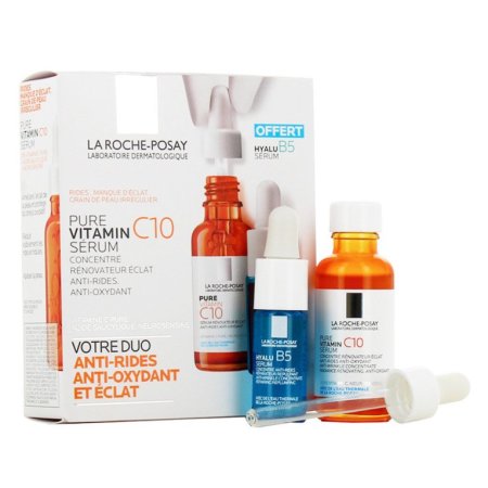 طقم لاروش سيروم فيتامين سي 10 وLa Roche-Posay B5