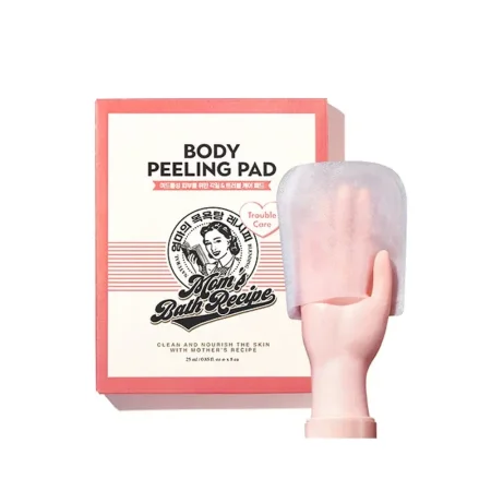 مامز باث ليفة تقشير وردية 8 قطع Moms Bath peeling