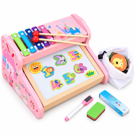 لوح رسم على شكل بيانو متعدد الوظائف Combo sided drawing board
