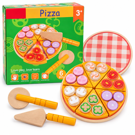 لعبة بيتزا خشبية Pizza