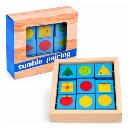 لعبة إيجاد الازواج الخشبية Tumble pairing