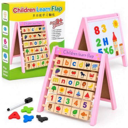 لعبة خشبية متعددة الوظايف Children learn flap
