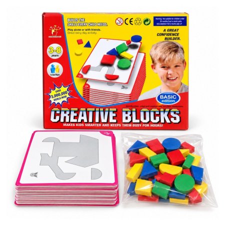 لعبة القطع الخشبية الابداعية Creativity Blocks