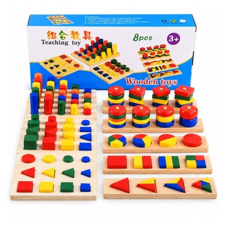 مجموعة منتسوري المكون من 8 قطع Teaching Toy