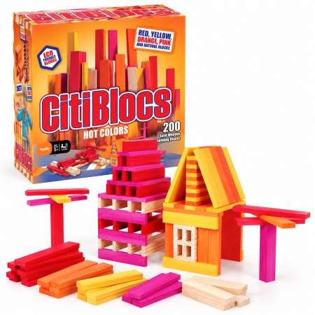 لعبة البناء الخشبية Citiblocks