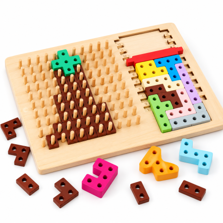 لعبة كاتامينو Wooden katamino puzzle
