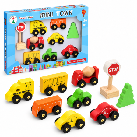 ألعاب مركبات خشبية من MINI TOWN