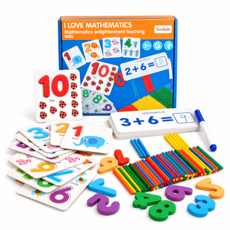 لعبة تعليمية لرياضيات الاطفال I love mathematics