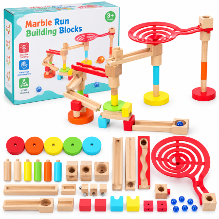 محموعة بناء مسار 39 قطعة Roll ball toy