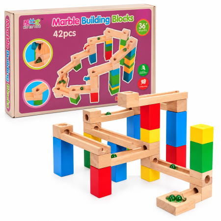 لعبة بناء المسار Marble Building Blocks